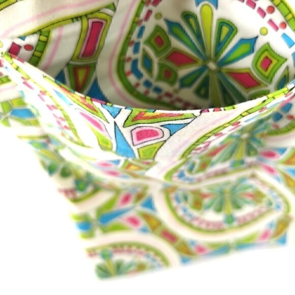 Melly M Women's 2 Colorful Geometric Button Skirt - Picture 5 of 10